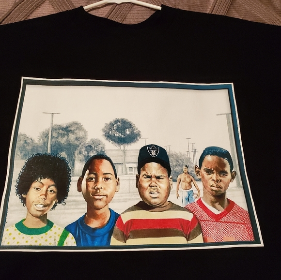 Animated "BOYZ N DA HOOD" T - shirt 👕 "PAID - Picture 5 of 6